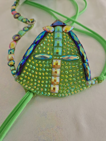 Candy Green Wire Bra