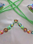 Candy Green Wire Bra