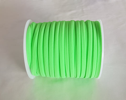 Lime Green Habotai Stretch Cord