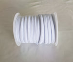 White Habotai 5mm Stretch Cord