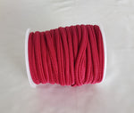 Wine Habotai 5mm Stretch Cord