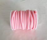 Pastel Pink Habotai 5mm Stretch Cord