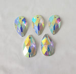 28mm Crystal AB Teardrop Rhinestone