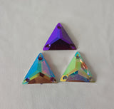 22mm AB Triangle Rhinestone