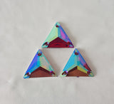 22mm AB Triangle Rhinestone