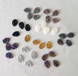 Glitter Cabochon Rhinestone