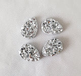 Glitter Cabochon Rhinestone