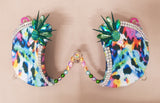 Paradiso Shine Bra & Cropped Hoodie Shrug Set