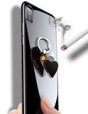 Heart-shaped Phone Stand & Rechargeable Lighter